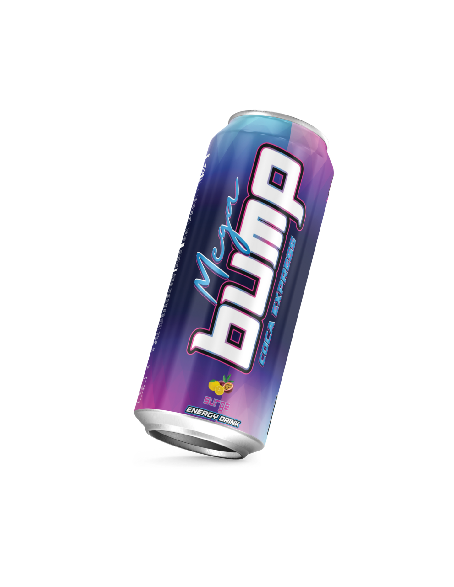 Mega Bump Energy Drink - Surge Flavor (12-Pack, 12 oz Sleek Cans)