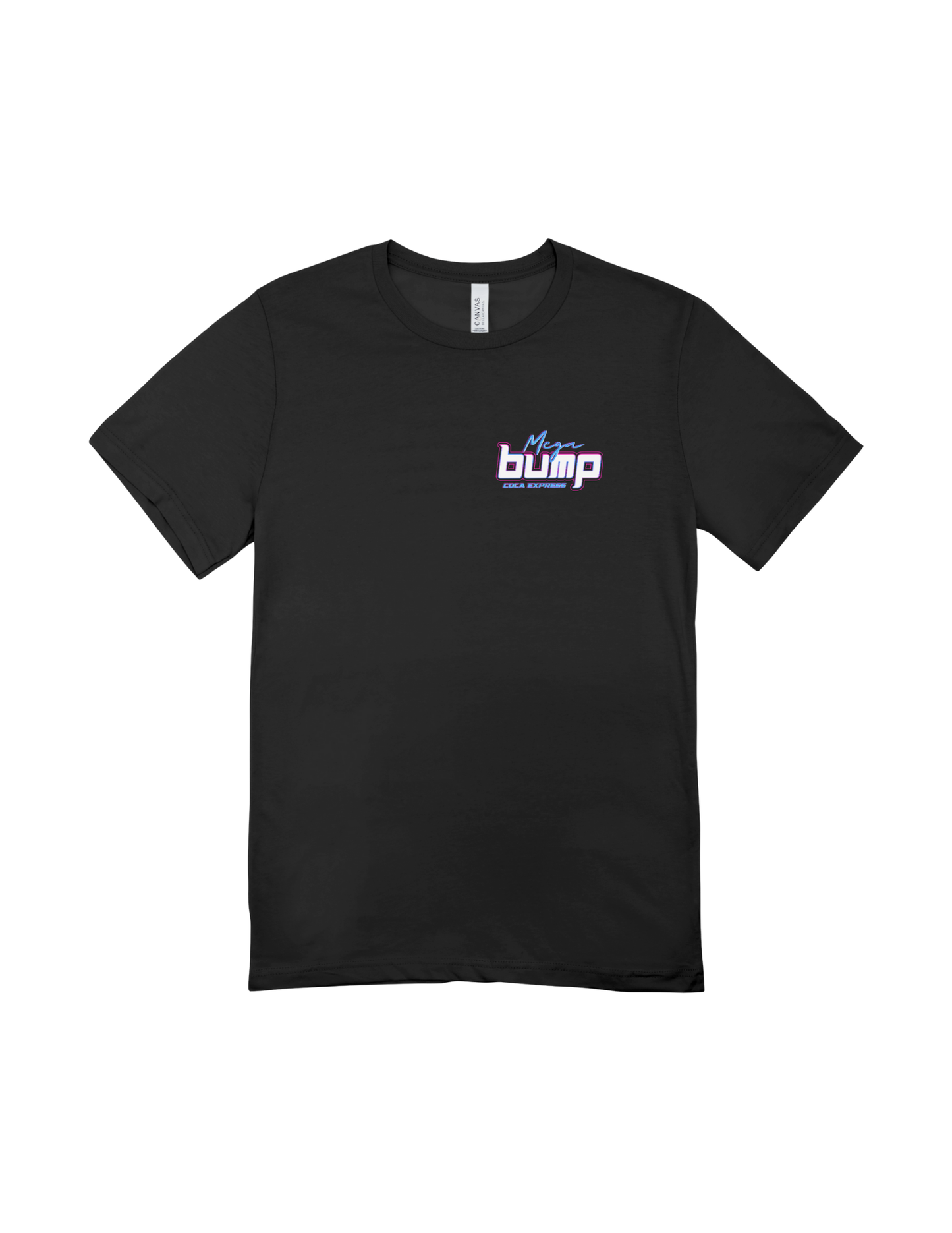 Mega Bump "Coca Express" Tee: Ride the White Rails Legally