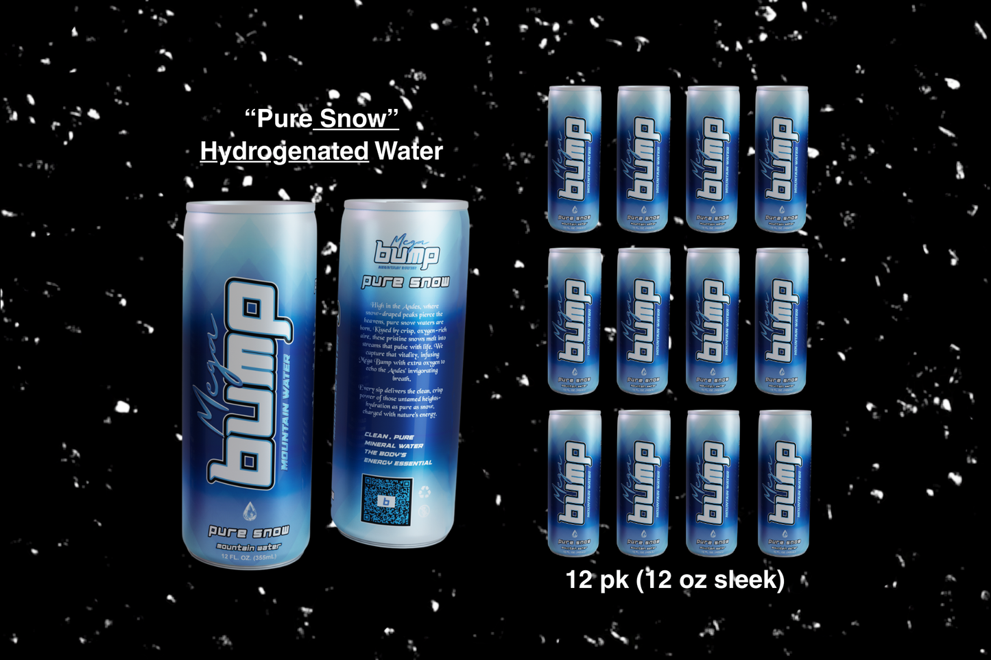 "Pure Snow" Hydrogen-Infused Water