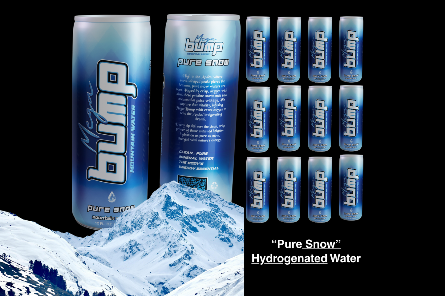 "Pure Snow" Hydrogen-Infused Water