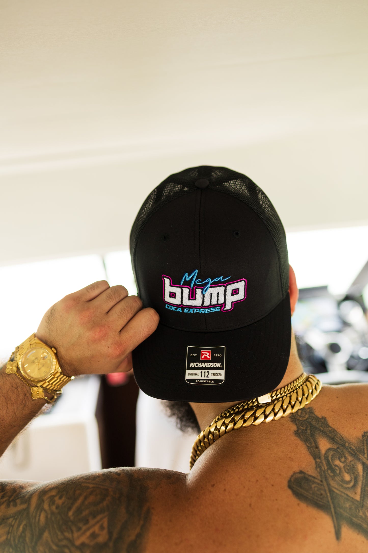 Mega Bump "Coca Express" Hat: Crown of the Untouchable