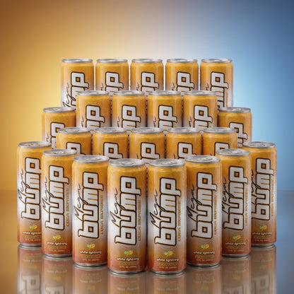 Mega Bump Energy Drink - White Lightning | 12 & 24-Pack