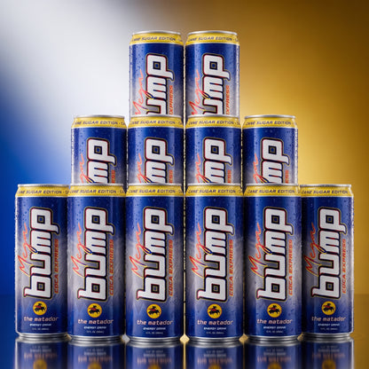 Mega Bump Energy Drink - The Matador - Cane Sugar  | 12 & 24 -Packs