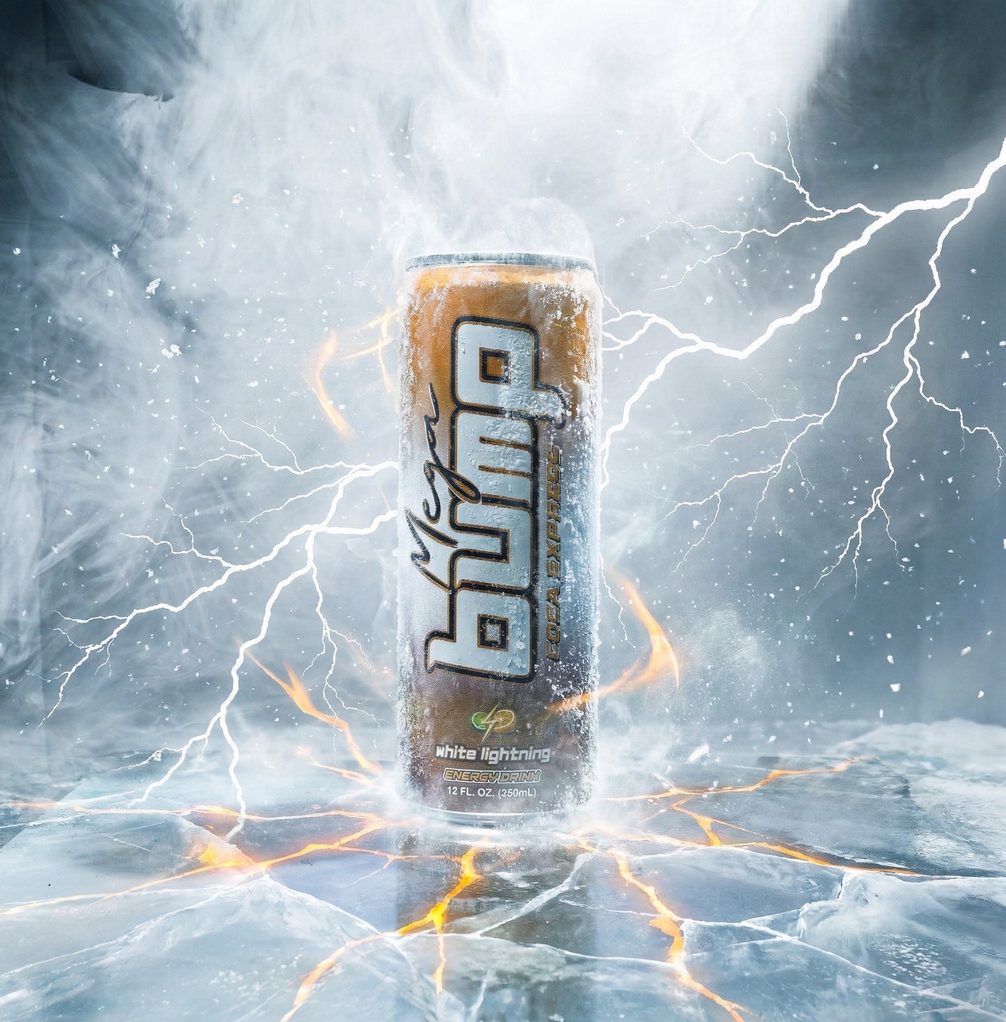 "White Lightning" - Citrus Energy Drink - 12 pk