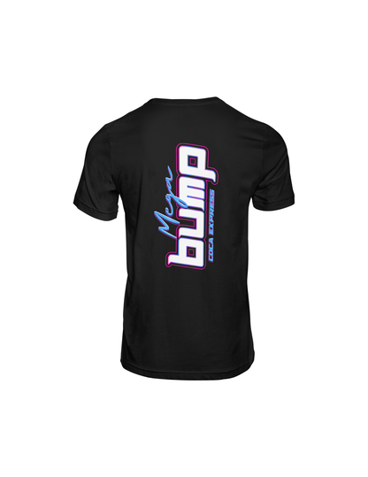 Mega Bump "Coca Express" Tee: Ride the White Rails Legally