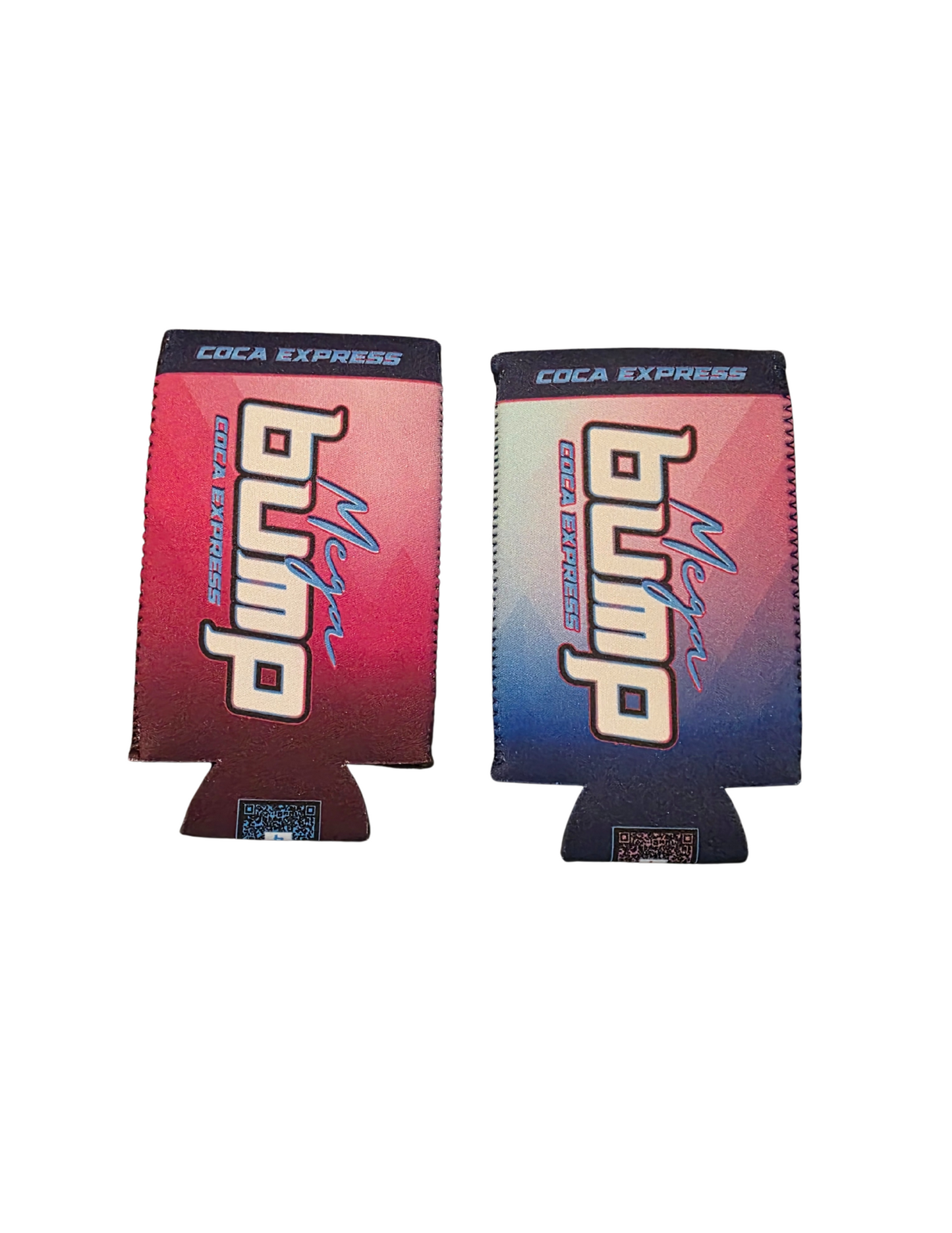 Mega Bump "Coca Express" Koozie: Cartel Cool