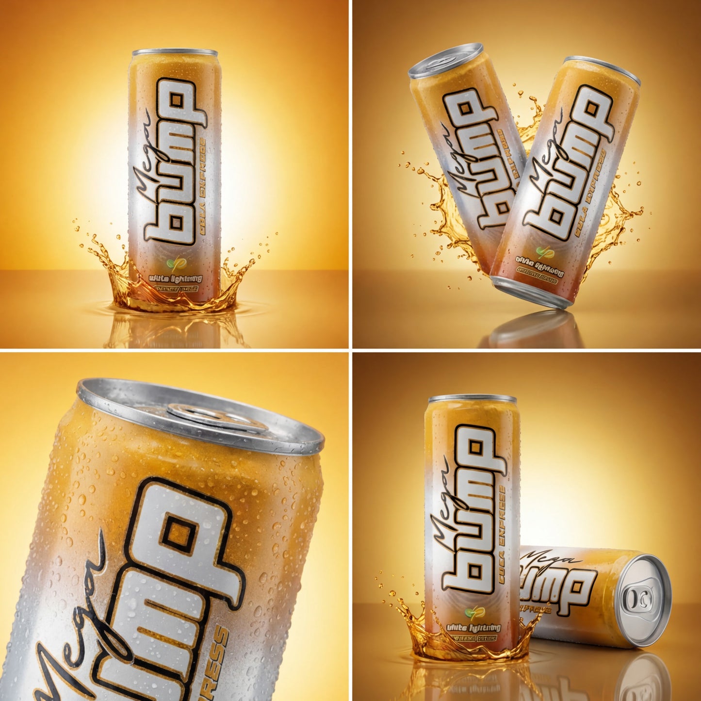 "White Lightning" - Citrus Energy Drink - 12 pk